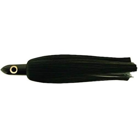 Iland Er Trolling Lure, 8 14, 2 12 Oz, 3D Eyes Black HeadBlack Skirt, 6  8 12 Kts IL405-BLK